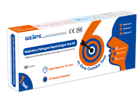 6 in One SARS-CoV-2 & MP & RSV & ADV & Flu A/B Antigen Kit